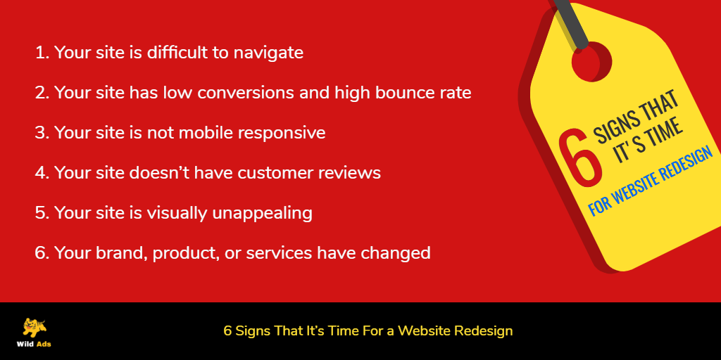 6 Signs that it’s Time for a Website Redesign